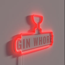 Load image into Gallery viewer, Eye-catching bar decor with customizable RGB neon lighting options available.
