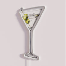 Load image into Gallery viewer, Retro Bar Decor with Vibrant LED RGB Neon Martini Sign