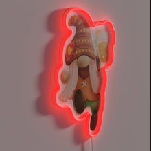 Load image into Gallery viewer, Vibrant Gnome Oktoberfest Sign Brings Festive Cheer to Your Party Space