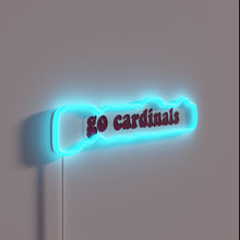 Load image into Gallery viewer, Official Arizona Cardinals Team Logo RGB Neon Wall Sign Decoration.