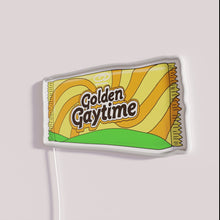 Load image into Gallery viewer, Authentic Australian Golden Gaytime Neon Sign with Vibrant Rainbow LED Lighting