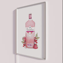 Load image into Gallery viewer, Eye-catching RGB neon bar decor for Gordon's Pink Gin enthusiasts.