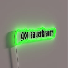 Load image into Gallery viewer, Neon Sign with Vibrant RGB Colors to Display Love Fermented Food