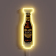 Load image into Gallery viewer, Glowing Neon Sign with Colorful RGB LED Strip Illumination Accents