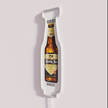 Load image into Gallery viewer, RGB Neon Rak Sign voor een opvallende gouden look thuis.