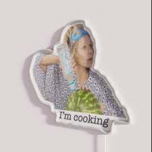 Load image into Gallery viewer, Neon watermelon vodka inspired bar decor sign with colorful accents