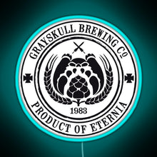 Load image into Gallery viewer, Grayskull Brewing Company RGB neon sign lightblue