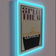 Load image into Gallery viewer, Authentic neon bar decoration features Guinness logo in vibrant colors