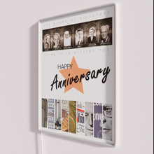Load image into Gallery viewer, RGB Anniversary Gift Neon Sign with AA Board of Directors Logo