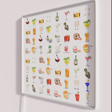 Load image into Gallery viewer, Vibrant Neon Bar Sign with RGB Color Changing Lights