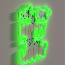 Load image into Gallery viewer, Vibrant neon sign adds fun ambiance to any happy hour gathering