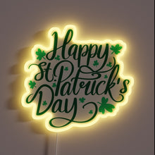 Load image into Gallery viewer, Luminous Rainbow Glow Neon Sign for Festive St. Patrick's Day Decor