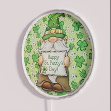 Load image into Gallery viewer, Vibrant Lucky Rainbow Green Neon Sign Decor for Irish Party Fun