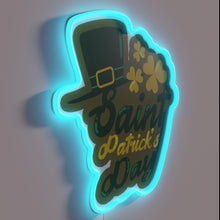 Load image into Gallery viewer, Colorful Irish Celebration Wall Sign with Adjustable RGB Neon Lighting