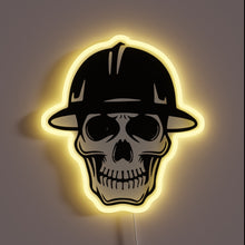 Load image into Gallery viewer, Protect Your Head with a Bold Neon Safety Warning Sign
