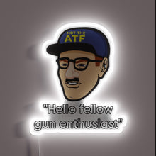 Load image into Gallery viewer, Customizable LED neon sign with vibrant color change capabilities