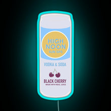 Load image into Gallery viewer, High Noon Black Cherry RGB neon sign lightblue