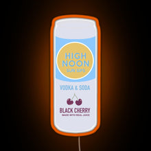 Load image into Gallery viewer, High Noon Black Cherry RGB neon sign orange