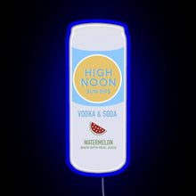 Load image into Gallery viewer, High Noon Watermelon RGB neon sign blue