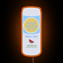 Load image into Gallery viewer, High Noon Watermelon RGB neon sign orange