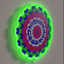 Load image into Gallery viewer, Vibrant, high-powered RGB LED lighted sign for bold decor accents