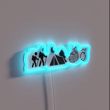 Load image into Gallery viewer, Motivational Adventure Sign with Colorful Neon Letters to Boost Spirit