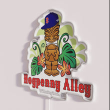 Load image into Gallery viewer, Vintage inspired Hogpenny Alley RGB neon bar pub advertisement decor