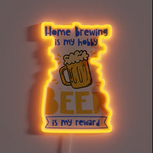 Load image into Gallery viewer, Neon Sign for Beer Enthusiasts and Home Brewers Alike Display