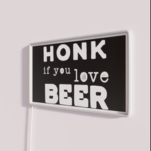 Load image into Gallery viewer, Eye-catching Neon Sign with Color-Changing LED Lights that say Love Beer