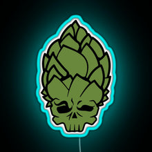 Load image into Gallery viewer, Hop Head RGB neon sign lightblue