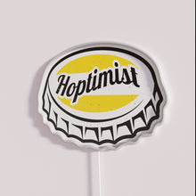 Load image into Gallery viewer, RGB Neon Bar Sign with Hoptimist Brewery Bottle Cap Design