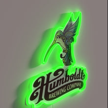 Load image into Gallery viewer, Humboldt Brown Neon Sign with Vibrant RGB Color Scheme Emphasis