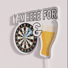 Load image into Gallery viewer, Vibrant Neon Sign - Darts Beer Party Home Decor Accents