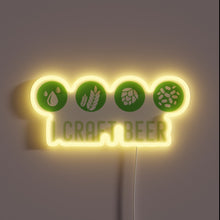 Load image into Gallery viewer, Brewing passion meets vibrant colors in this unique neon sign