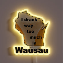 Load image into Gallery viewer, Wisconsin's infamous party city immortalized in radiant RGB neon glory