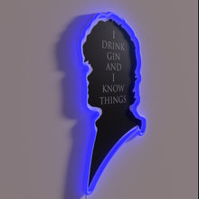 Load image into Gallery viewer, Vintage-inspired 'I Drink Gin' retro neon bar decor statement.