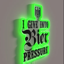 Load image into Gallery viewer, Beer enthusiast's motto in bold RGB neon lighting effect.