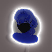Load image into Gallery viewer, Vibrant Blue Light Neon Sign with Adjustable Color Settings and Filter