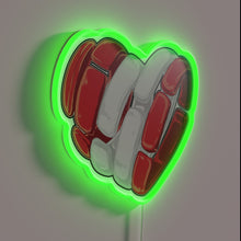 Load image into Gallery viewer, RGB Neon Sign: Brightly Glowing Love for Austria's Heartfelt Heritage Shines