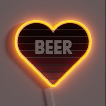 Load image into Gallery viewer, Illuminated Neon Sign Displaying Loving Devotion to Craft Beer Culture