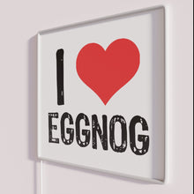 Load image into Gallery viewer, Vibrant I Love Eggnog RGB colored neon sign decor accent