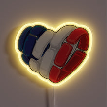 Load image into Gallery viewer, Romantic France-inspired RGB neon light with Eiffel Tower design