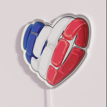 Load image into Gallery viewer, Vintage French Love Sign with Color Changing Neon Light Accents