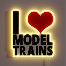 Load image into Gallery viewer, Vintage Train Station Style Neon Sign with RGB LED Display