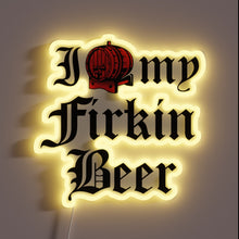 Load image into Gallery viewer, Retro Neon Sign Displays I Love My Friken Beer Message