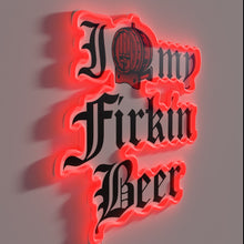 Load image into Gallery viewer, I Love My Frida's Favorite Craft Brews Neon Bar Sign