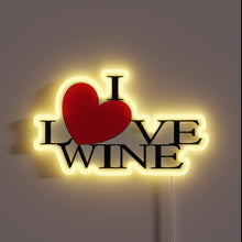 Load image into Gallery viewer, Wine Lover's Delight: Vibrant Red Heart Illuminates Your Passion