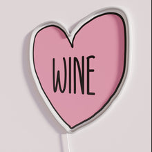 Load image into Gallery viewer, RGB Wine Lover Neon Sign with Customizable Color Options Available