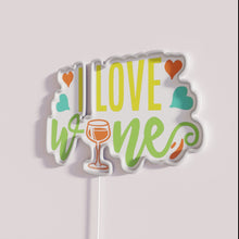 Load image into Gallery viewer, RGB Neon Wine Sign for Home Bar Decor Enthusiasts