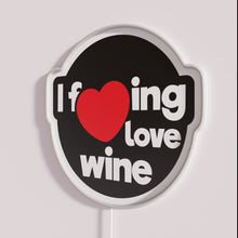 Load image into Gallery viewer, RGB Neon Wine Sign for Home Bar Decor and Gift